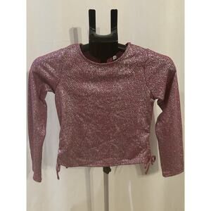 NWT Willow Root Raspberry Rose Long Sleeve Shirt Girls size M